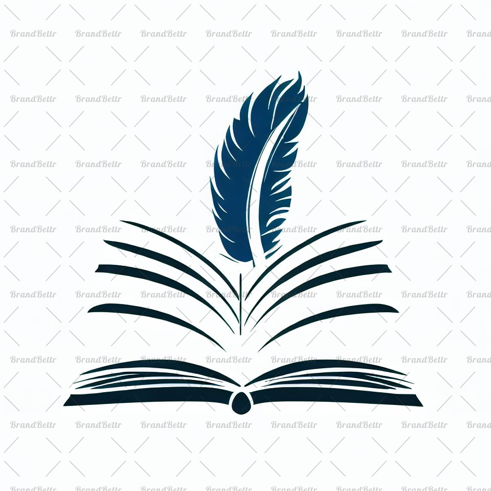 Offenes Buch und Feder